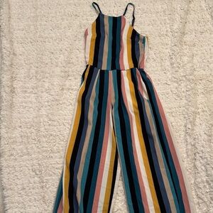 NWOT Colorful Striped Jumpsuit